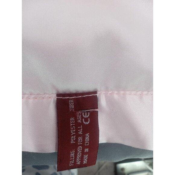 Bearington Collection Pink Fleece Satin Lovey Teddy Bear Rattle ABC Block Plush - Picture 9 of 9